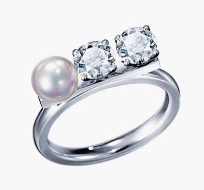 TASAKI（タサキ）シルバーxパールxダイヤのリング