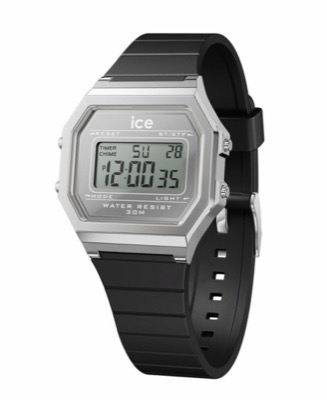 ICE-WATCH（アイスウォッチ）ブラックxシルバーの腕時計