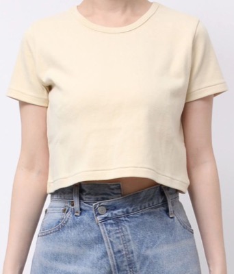 Ungrid（アングリッド）ライトイエローのTシャツ