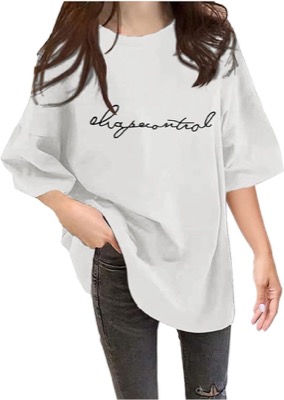 RamiterホワイトのロゴTシャツ