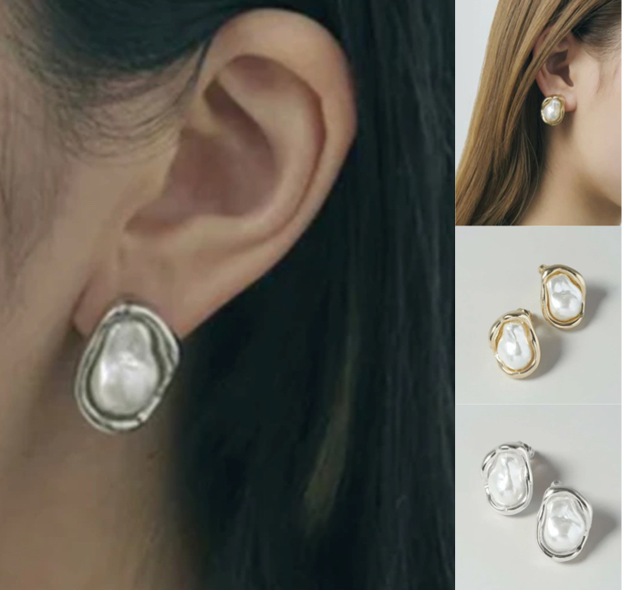 GOLDYパールピアス