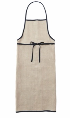 fog linen work（フォグリネンワーク）ベージュのエプロン