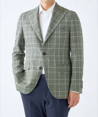 CLASSICO TAPERED（クラシコ テーパード）グレーのチェック柄ジャケット