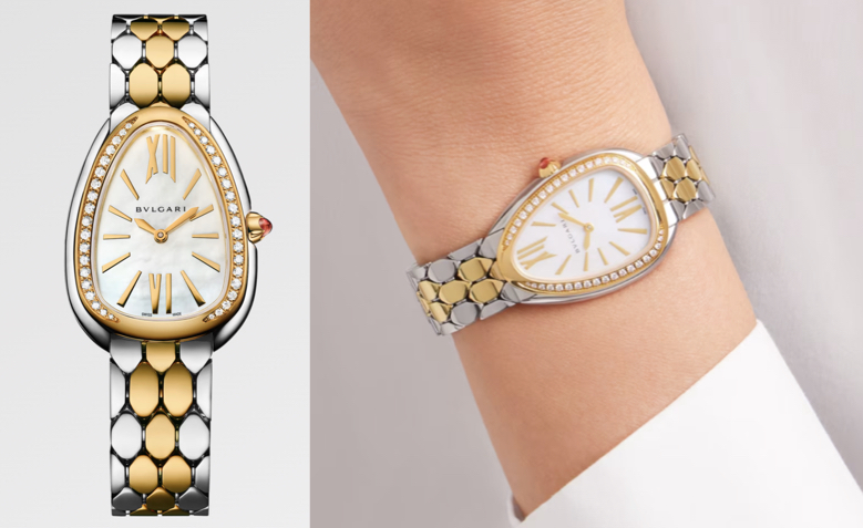 BVLGARI（ブルガリ）シルバーxゴールドの腕時計
