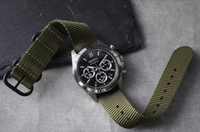 SEIKO（セイコー）カーキxブラックの腕時計