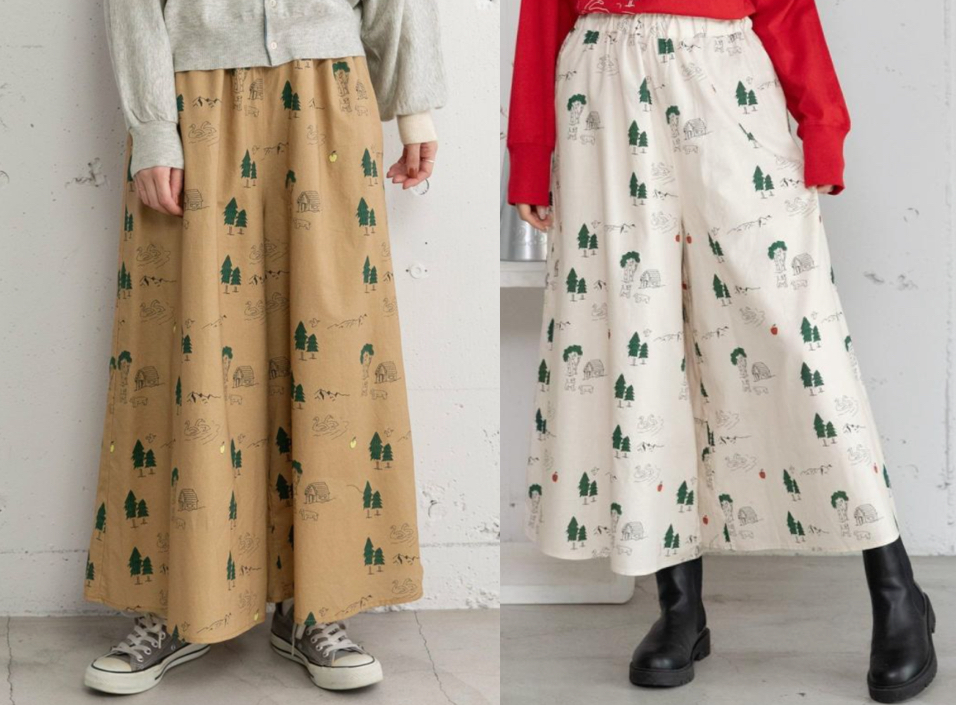 POU DOU DOU(プードゥドゥ)ベージュのキュロットパンツ