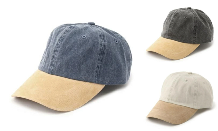 MEGA CAP(メガキャップ)イエローxデニムキャップ / 帽子