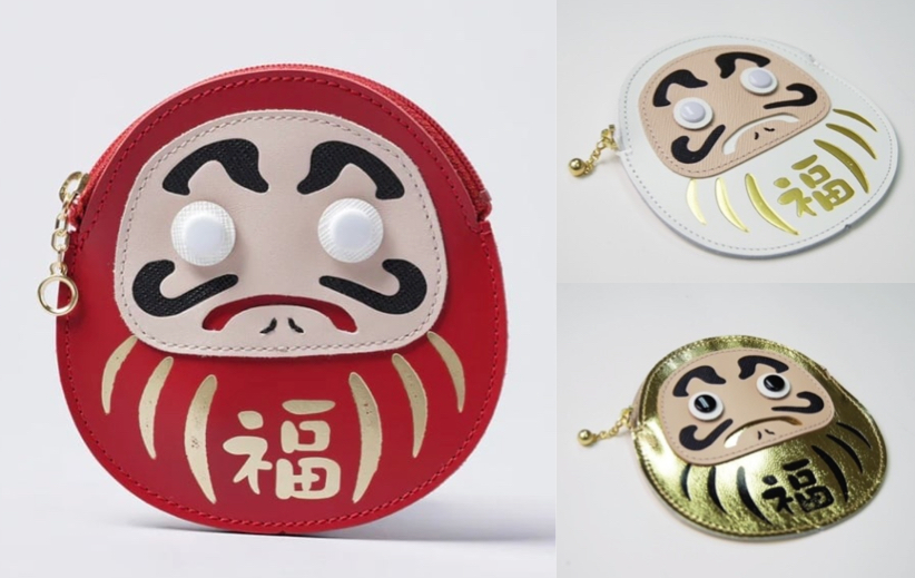 野村製作所赤いだるまコインケース
