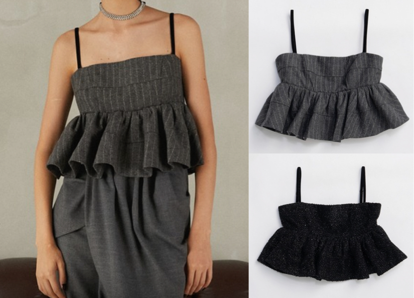 PRANK PROJECT（プランク プロジェクト）チャコールグレーのビスチェ