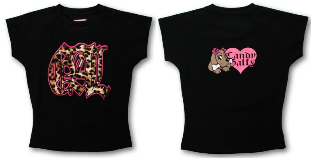 GALFY(ガルフィー)ブラックのTシャツ