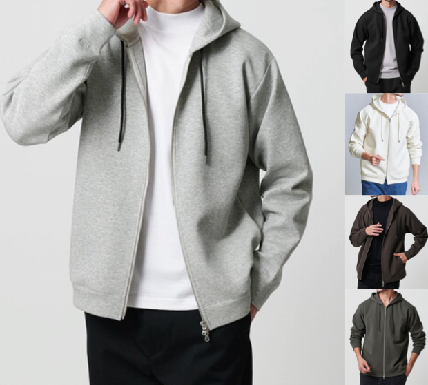 BEAUTY&YOUTH UNITED ARROWS（ビューティーアンドユース）グレーのパーカー