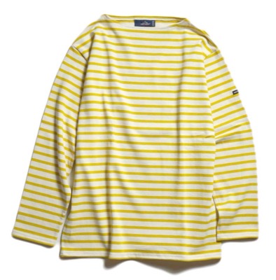 SAINT JAMES（セントジェームス）イエローのボーダーカットソー