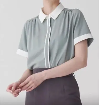 TONAL（トーナル）ミントグリーンのブラウス