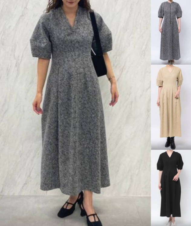 LAGUNAMOONグレーのワンピース