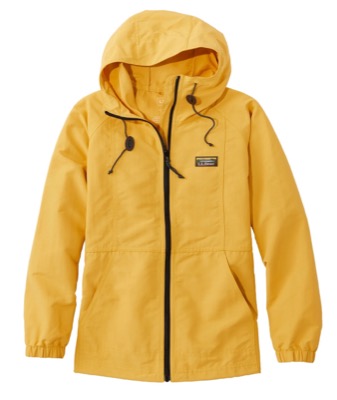 L.L.Bean（エルエルビーン）イエローのフーディージャケット