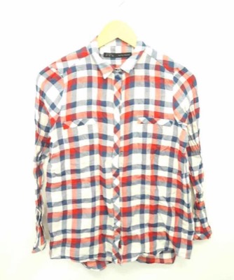 ZARA（ザラ）赤いチェックシャツ