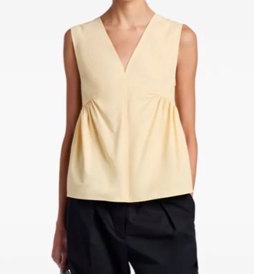 Proenza Schouler（プロエンザスクーラー）ピンクのレースフリルブラウス