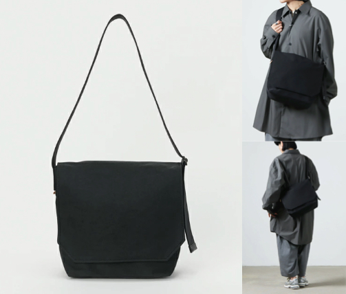 Hender Schemeブラックのショルダーバッグ