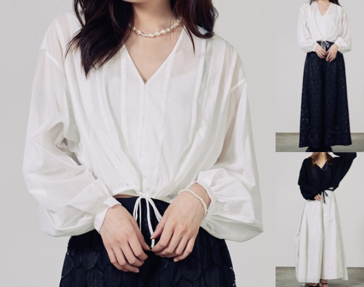 c/est/シーエ JORRIE ブラウス