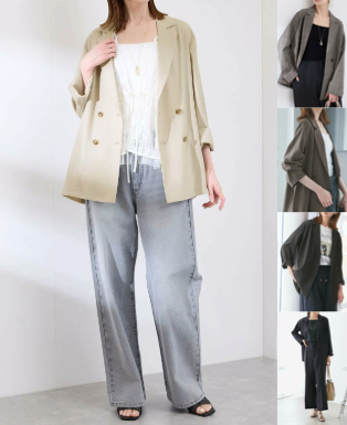 ROPÉ PICNIC（ロペピクニック）ベージュのジャケット