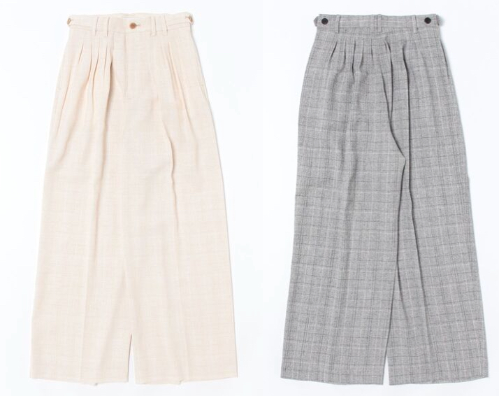 Ameriホワイトのワイドパンツ