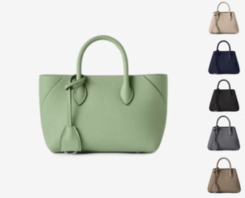 bonaventuraグリーンのバッグ