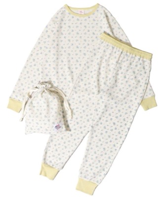 JEMORGAN(ジェーイーモーガン)イエロー系の小花柄パジャマ