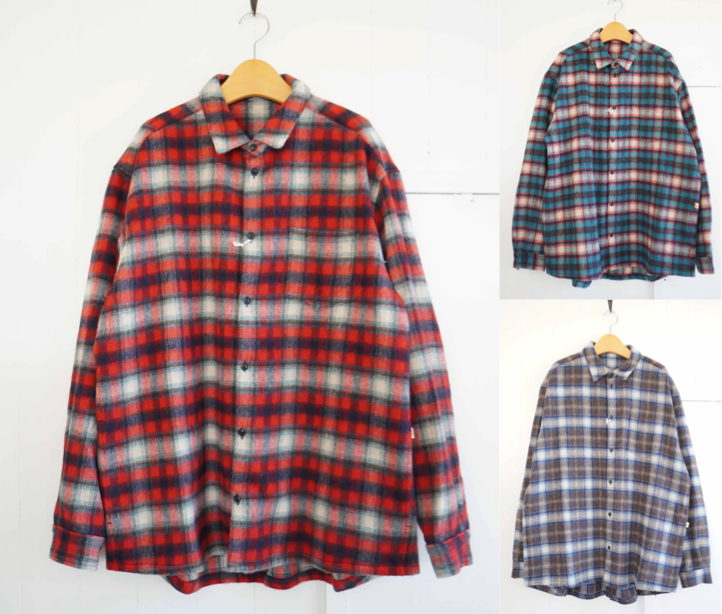 MASTER&CO(マスターアンドコー)赤いチェック柄シャツ