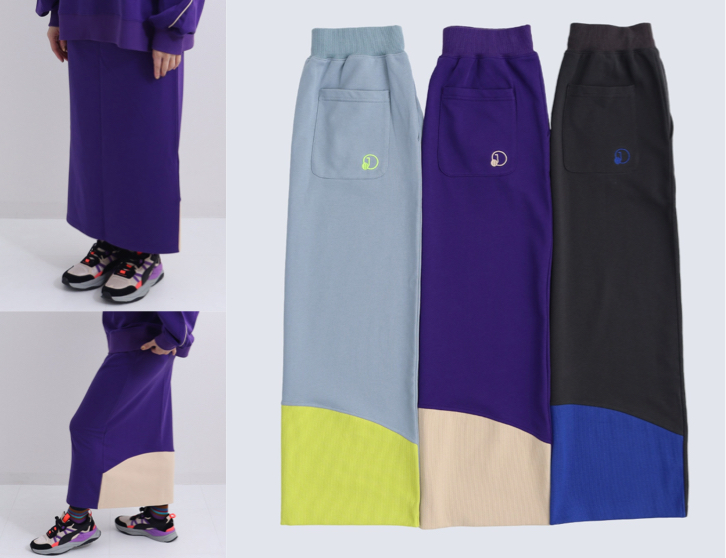 JOUERIRE(ジュエリル)パープルのナロースカート