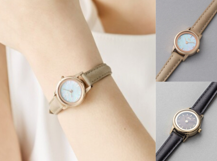 ete(エテ)ベージュの腕時計