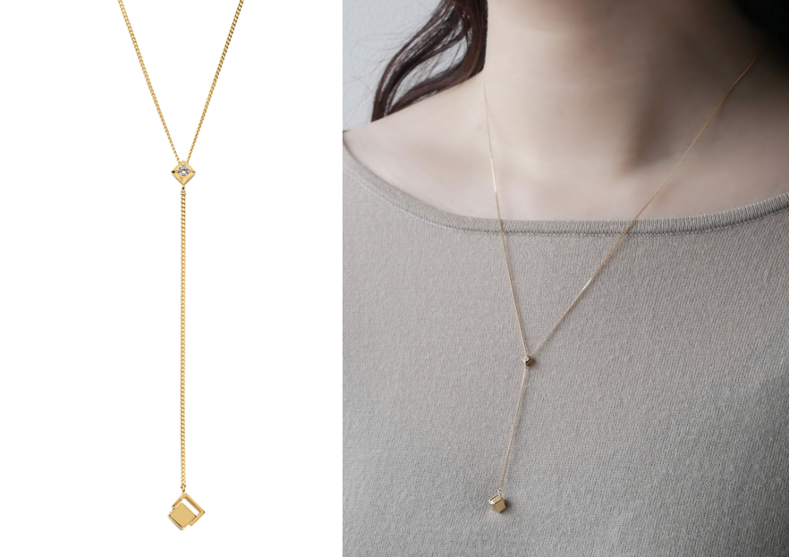 ヴァンドーム青山(VENDOMEAOYAMA)ゴールドxダイヤのネックレス