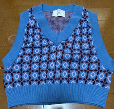 Jouetie(ジュエティ)ブルーのベスト