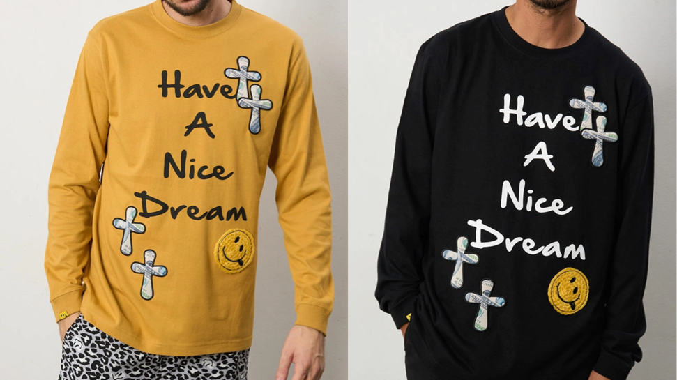 STUD MUFFIN(スタッドマフィン)イエローのロゴTシャツ