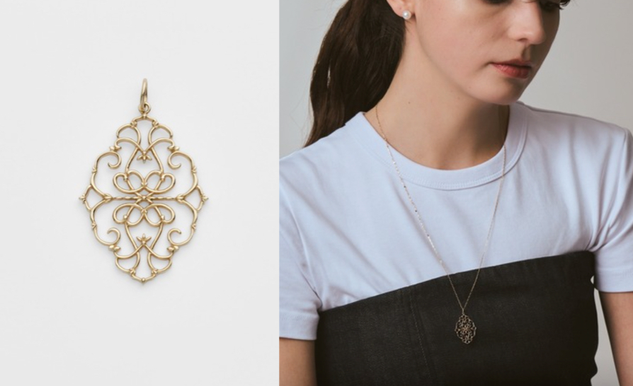 agete(アガット)ゴールドのネックレス