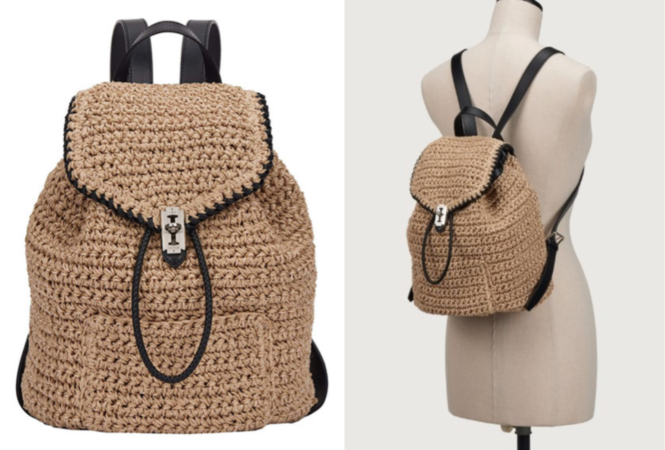 VUNQUEベージュのリュックサック