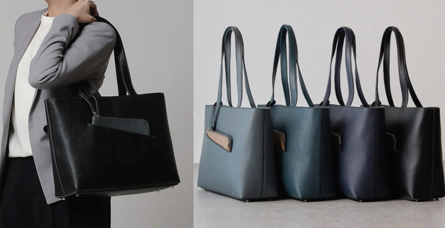 Motherhouse（マザーハウス）ブラックのトートバッグ