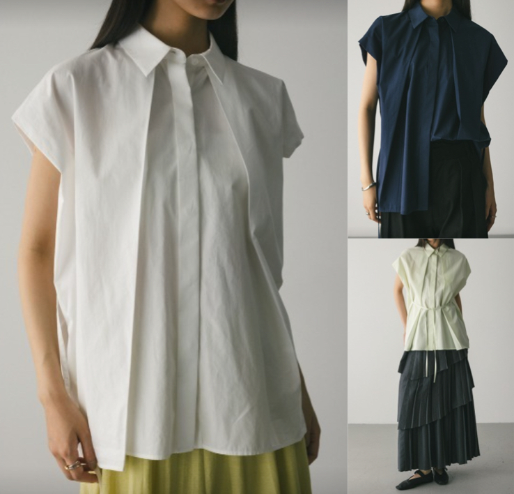 STYLEMIXERホワイトのブラウス