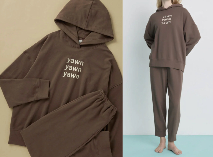 ウンナナクールブラウンのフーディールームウェア / パジャマ