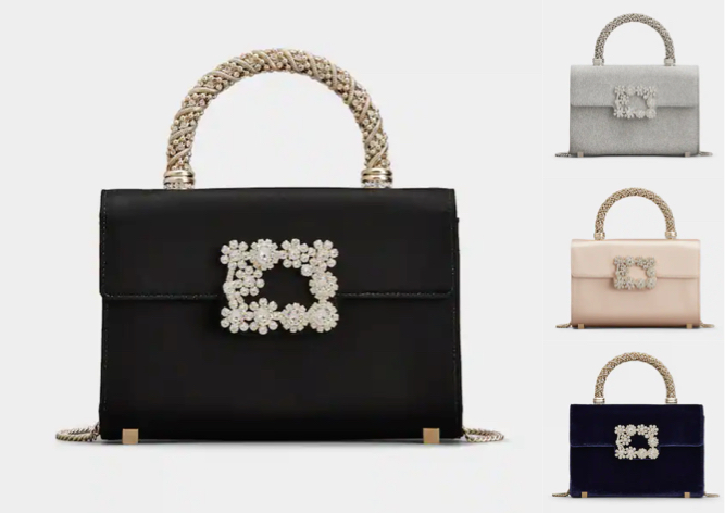 Roger Vivier(ロジェヴィヴィエ)ブラックのビジューバッグ