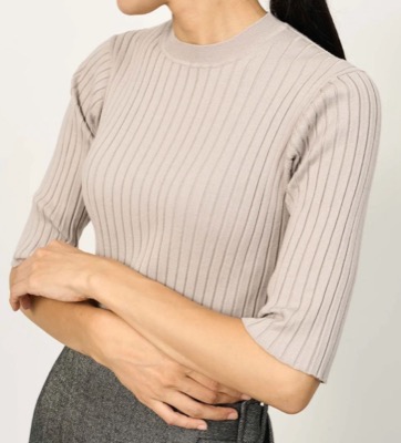 SOEJU（ソージュ）ライトベージュのニット