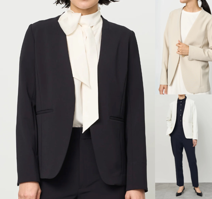 soeju（ソージュ）ブラックのジャケット