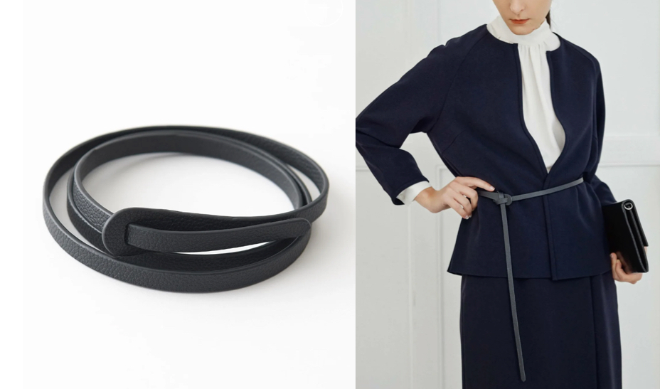 soejuブラックの細ベルト