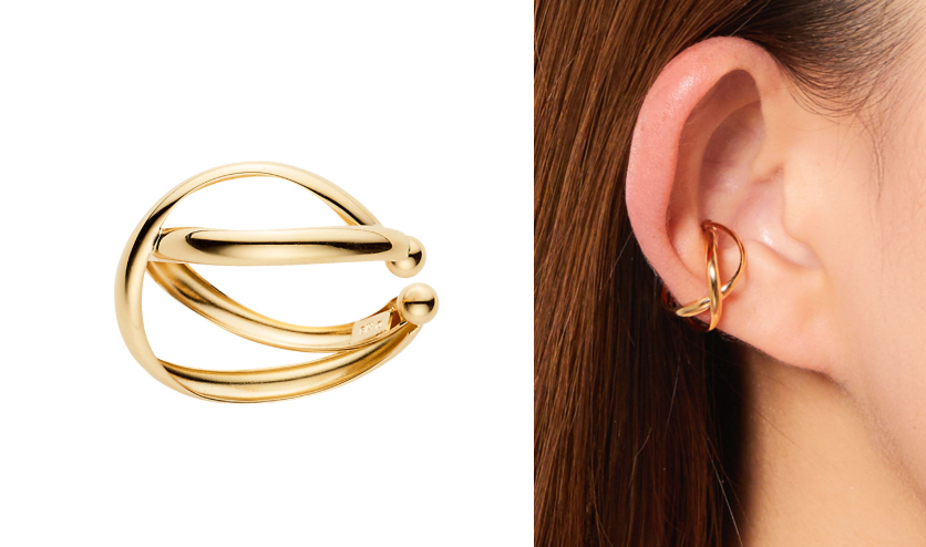 VENDOME AOYAMA（ヴァンドーム青山）イエローゴールドのイヤーカフ