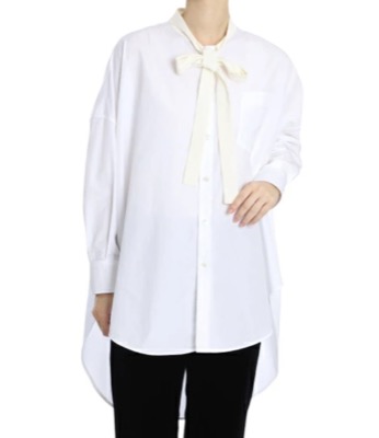 MARNI（マルニ）ホワイトのボウタイシャツ