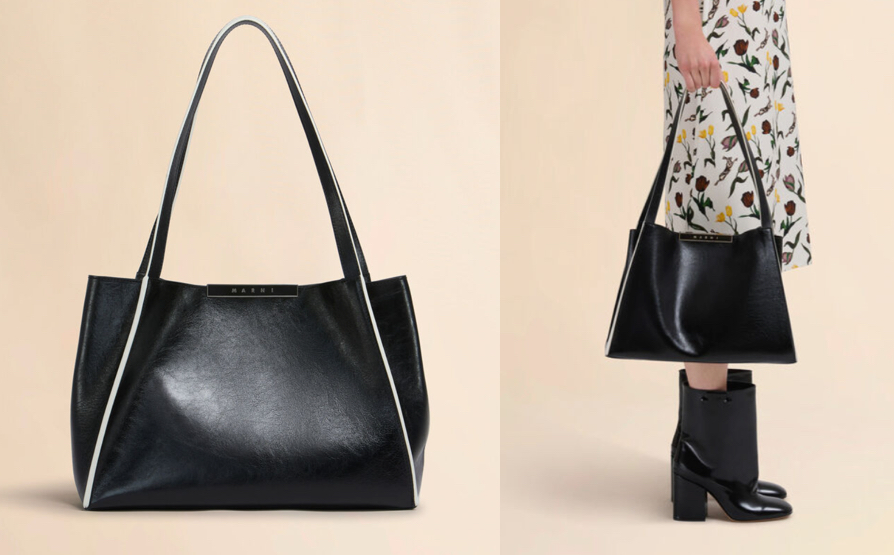 MARNI(マルニ)ブラックのスモールトートバッグ