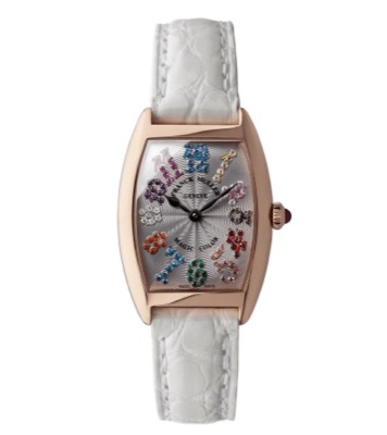 franckmullerホワイトベルトの腕時計