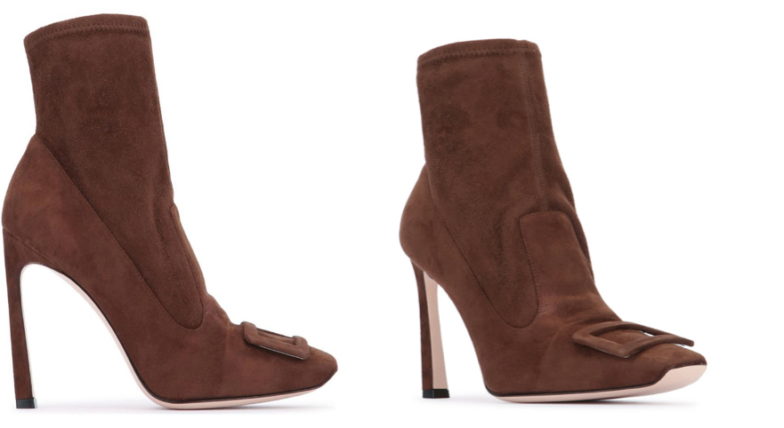 Roger Vivier(ロジェヴィヴィエ)ブラウンのスウェードブーツ