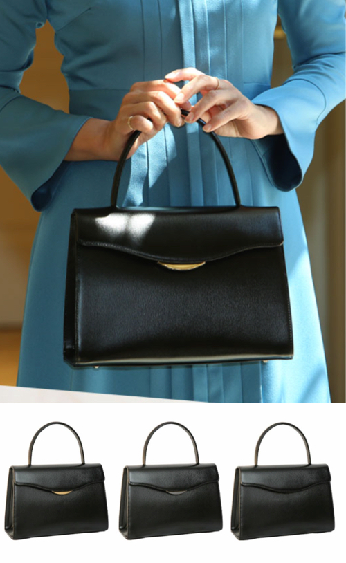 denhamanoブラックのフォーマルバッグ