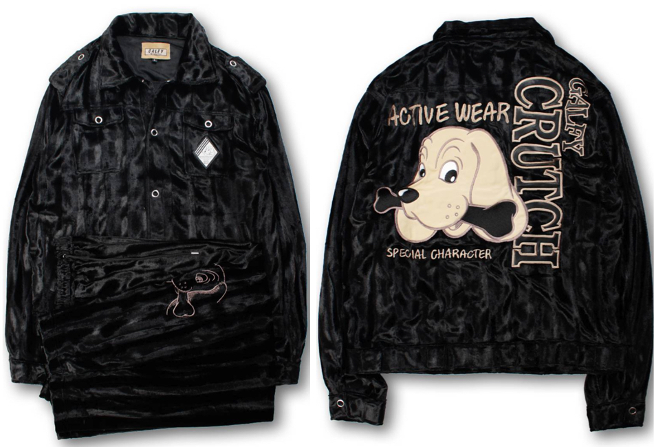 GALFY（ガルフィー）ブラックのセットアップパンツ