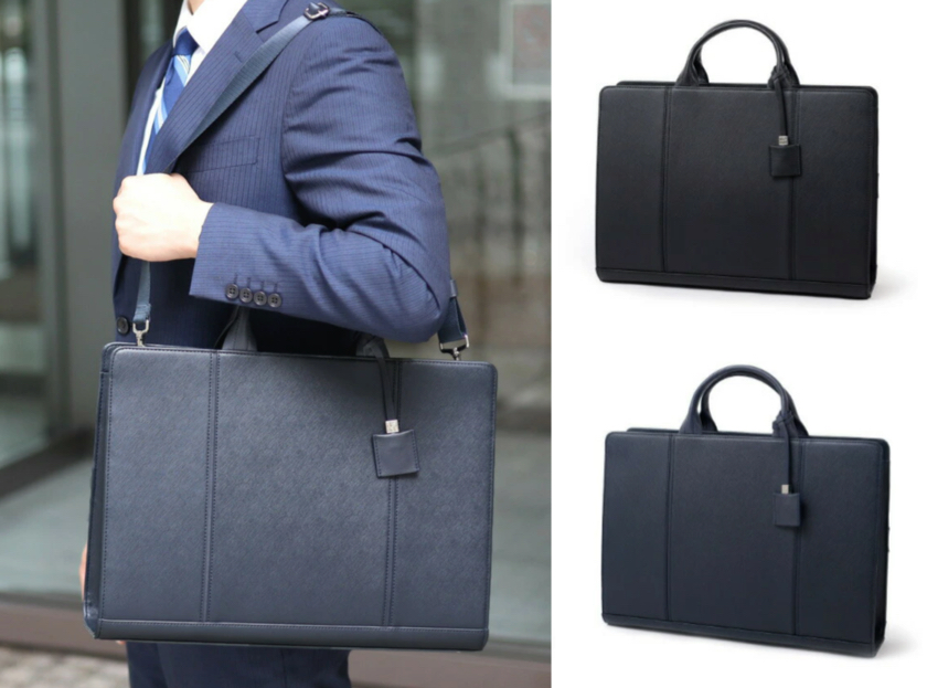 IS/IT（イズイット）ブラックのビジネスバッグ